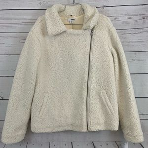 NEW with tags Sonoma White fleece jacket